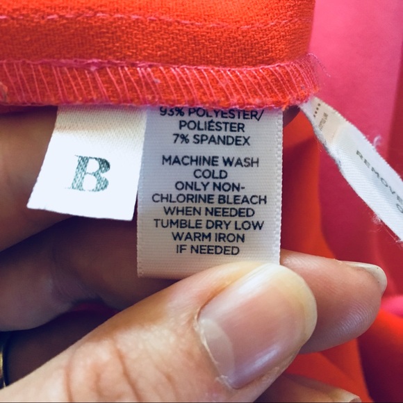 Loft Pink Tank Orange Color Block - Picture 5 of 8